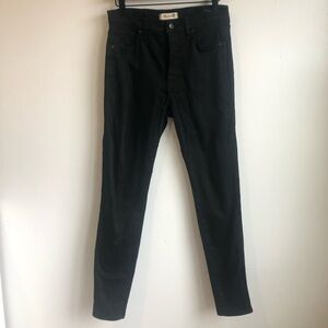 Madewell 10” high rise skinny black jeans